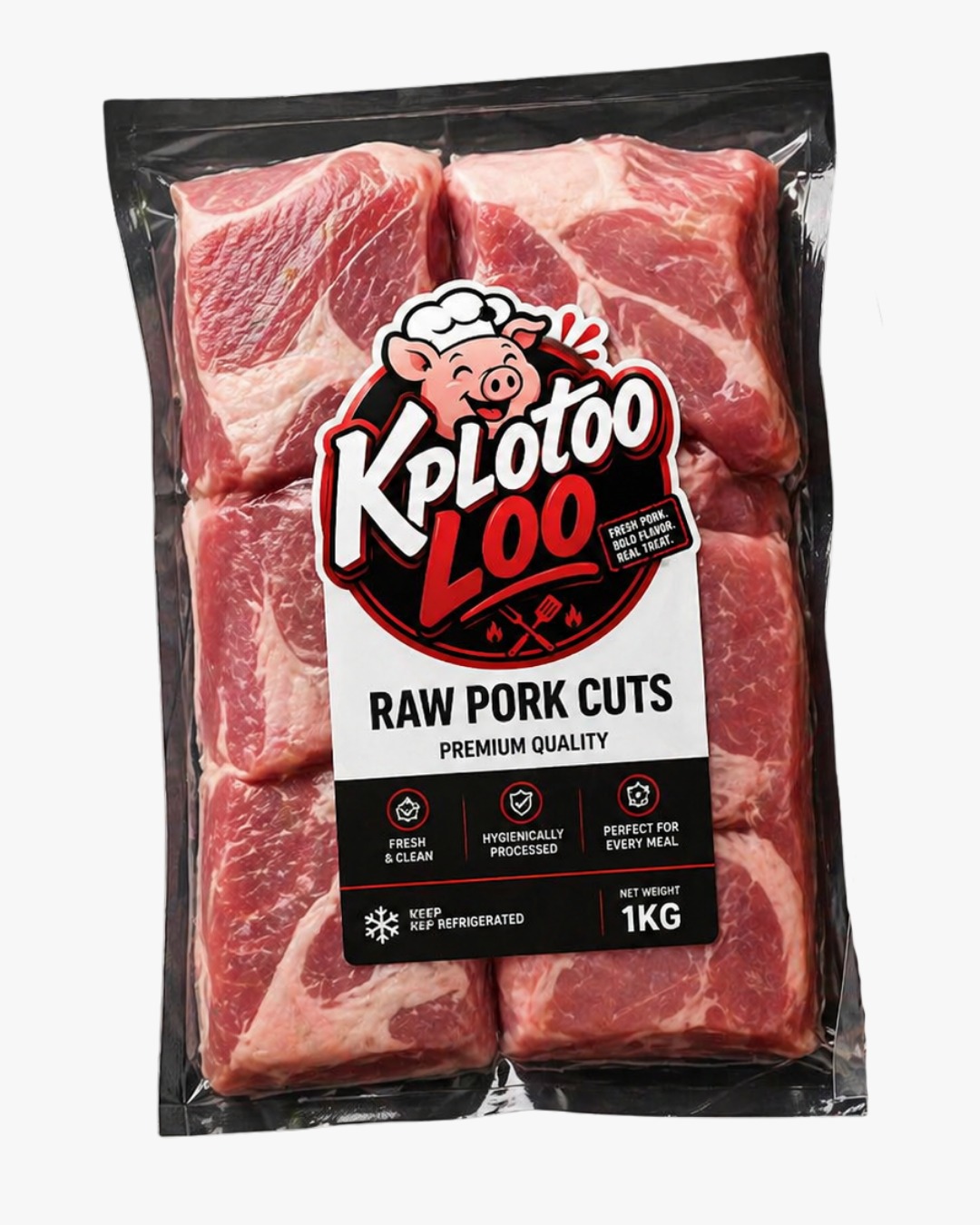 Pork Belly Cut KPLOTOO LOO packaging